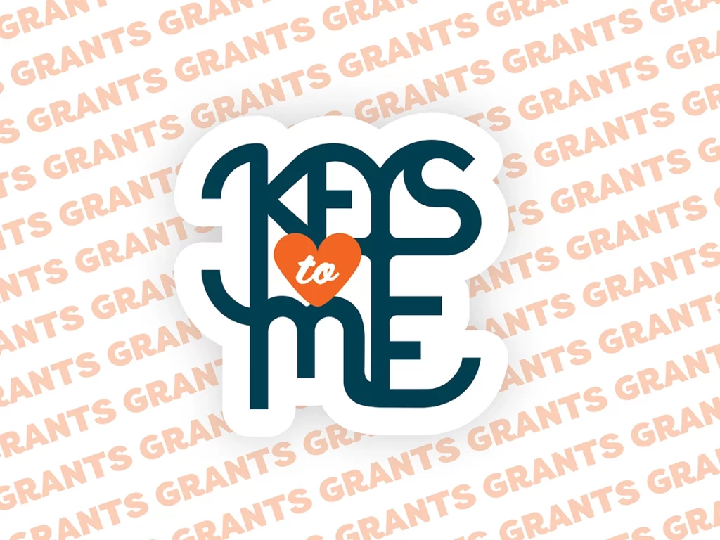 Keys to Me Logo overlaying text that reads "grants"